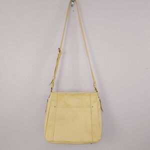 New! American Leather CO Austin Tooled Floral Convertible Shoulder Crossbody Bag